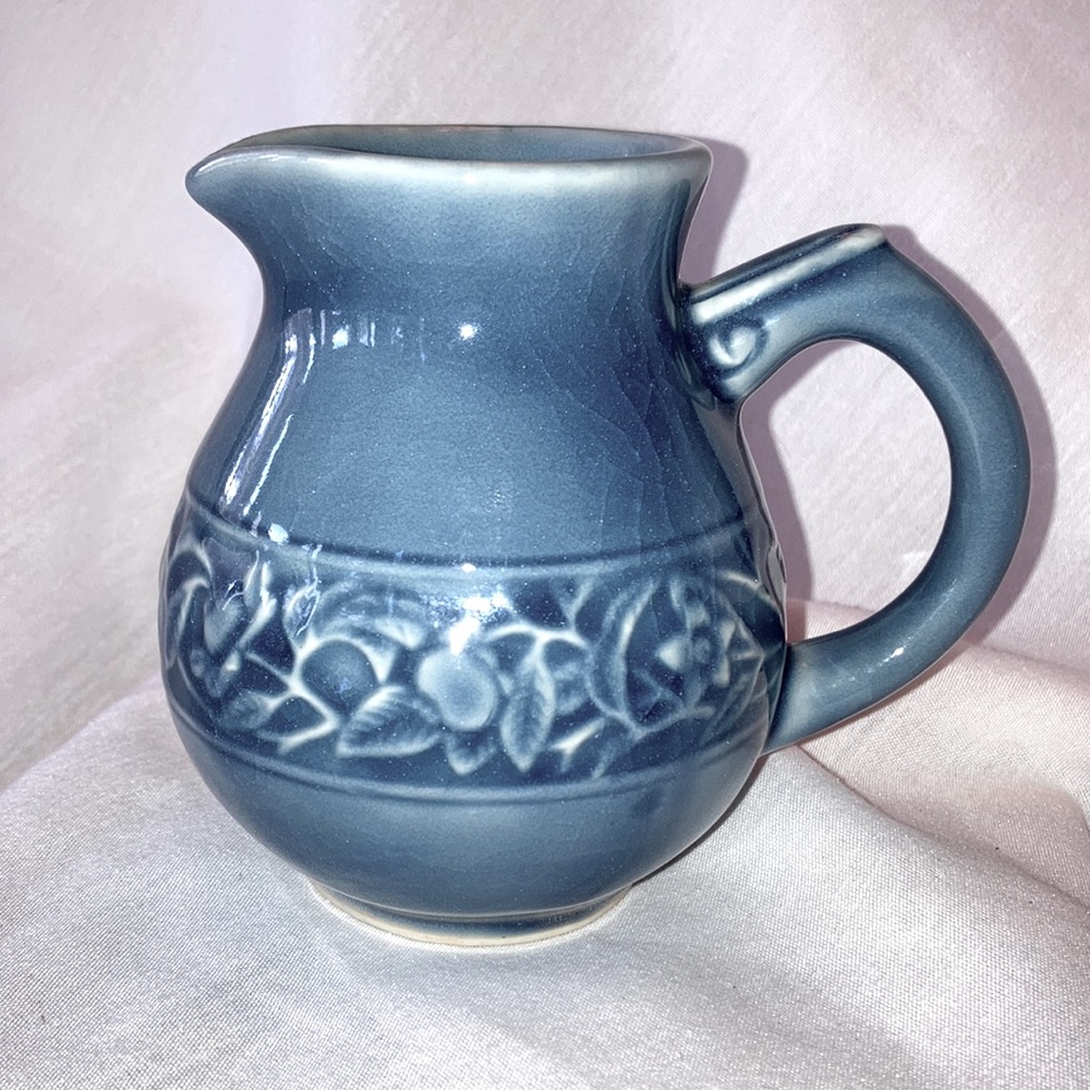 Vintage Wood Ash Pottery Creamer
